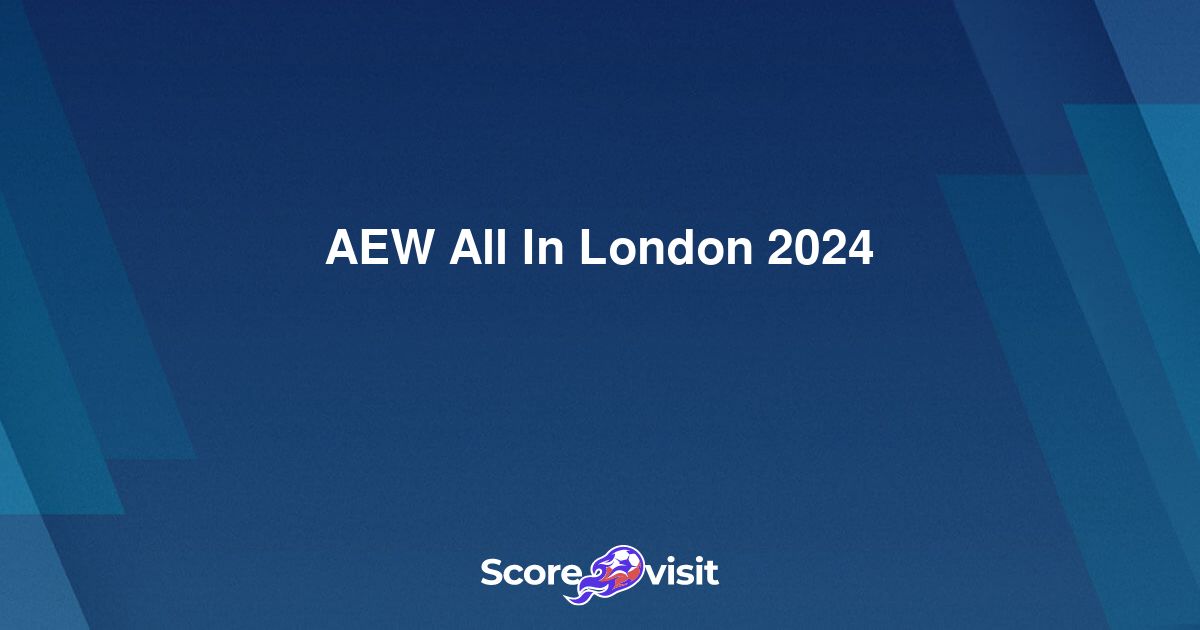 Aew All In 2025 Free Stream