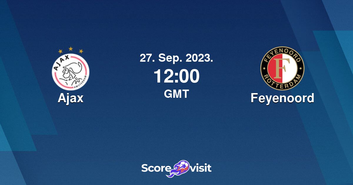 Ajax vs Feyenoord live stream and lineups - Scorevisit