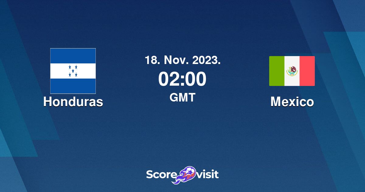 Honduras vs Mexico live stream and lineups Scorevisit