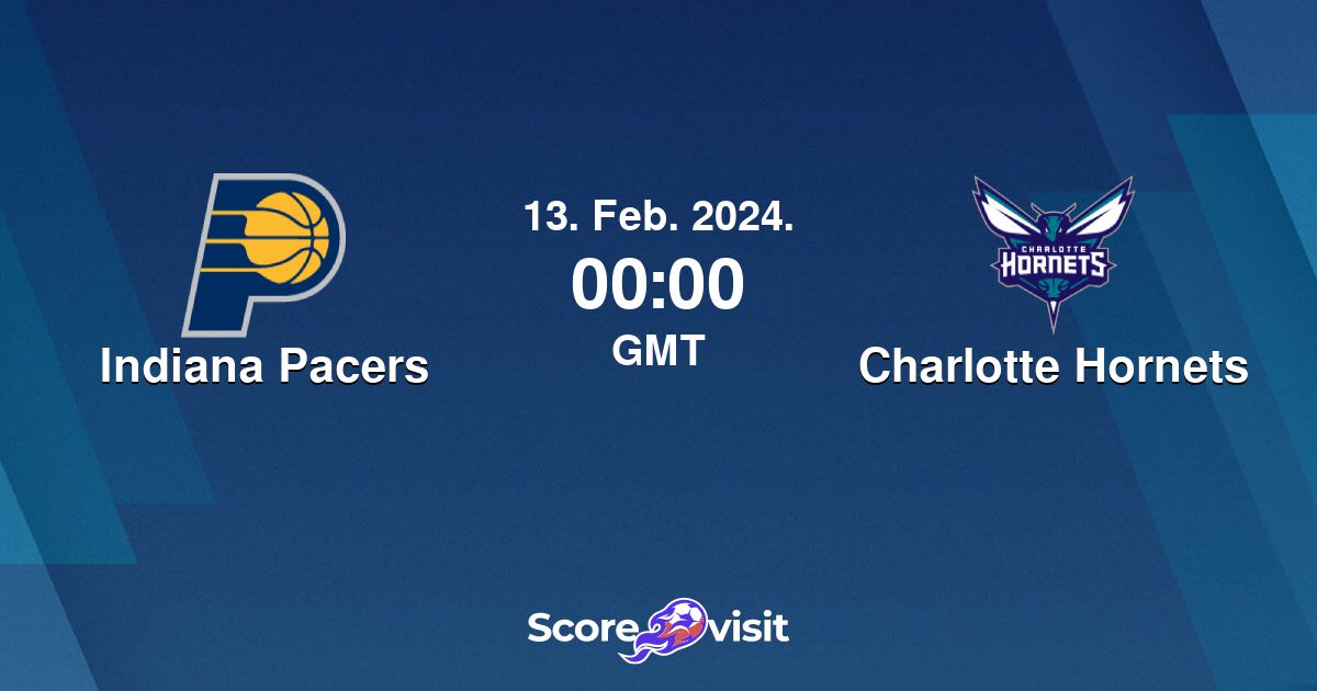 Indiana Pacers Vs Charlotte Hornets Live Streams And Lineups - Scorevisit