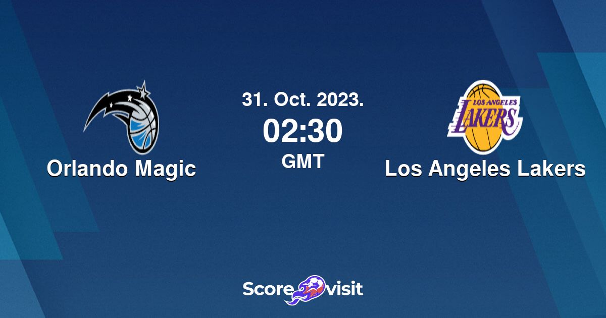 Orlando Magic Vs Los Angeles Lakers 1629335393 